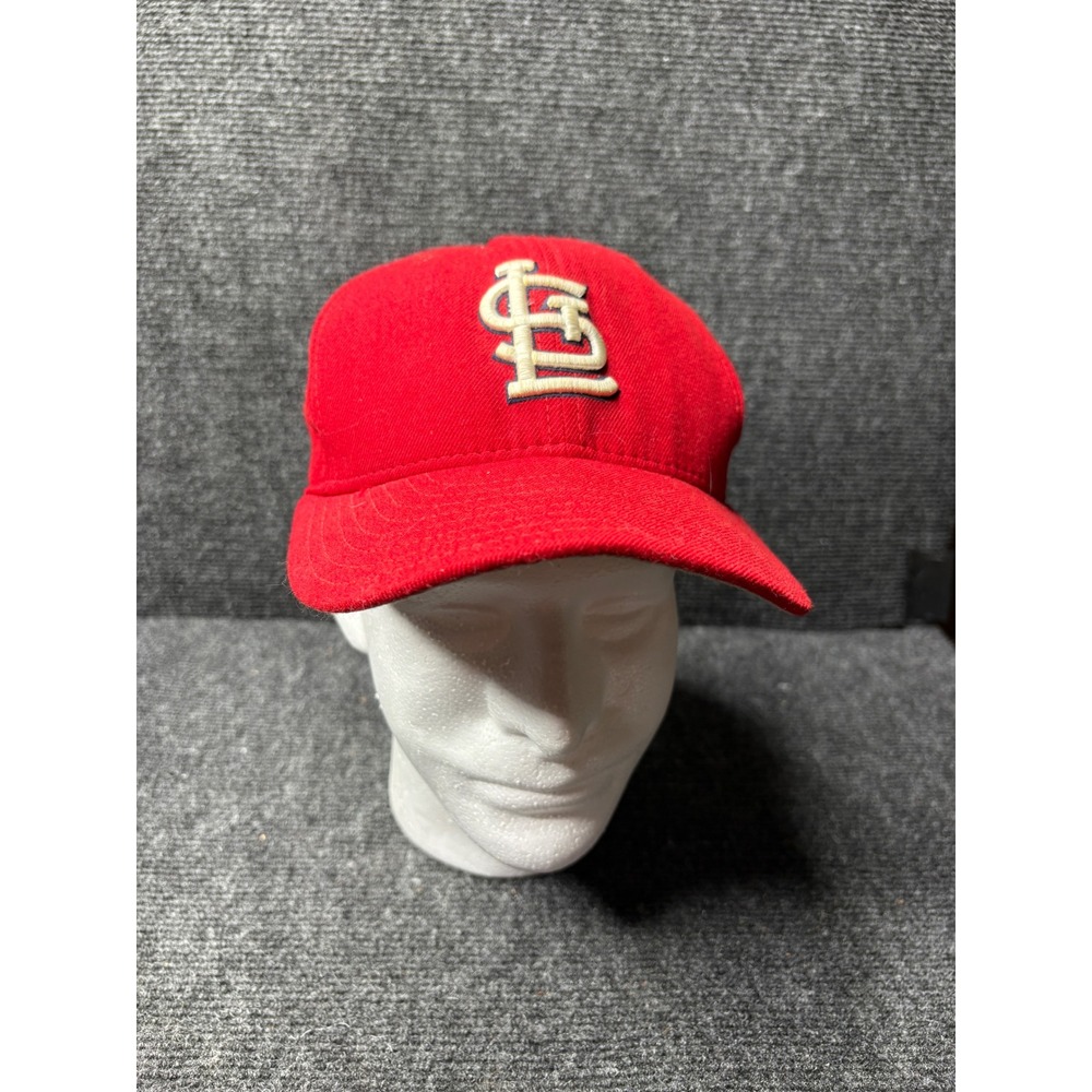 Vintage New Era St Louis Cardinals 59FIFTY Fitted Hat 7 1/8 Red Diamond USA MLB